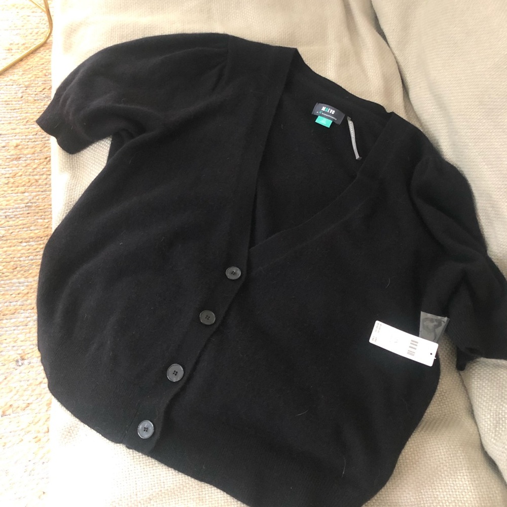 black cashmere NWT! Anthro $128 !! 2xl